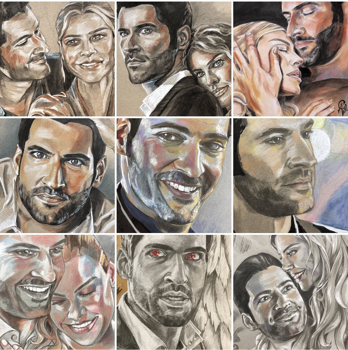 AliGCurley's tweet photo. No reason to post this other than I like seeing the close-ups together…and maybe because #TomEllis
#deckerstar #FaceYourArt2022 #Luciferfanart https://t.co/aNO6HcJPht