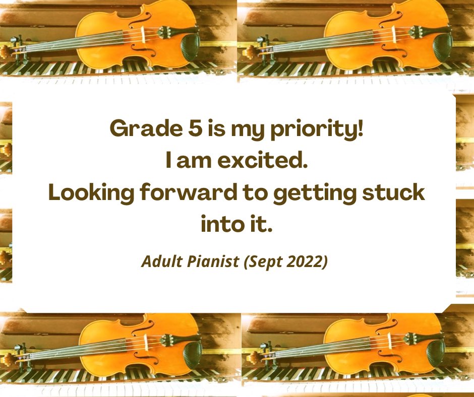 Yay!!! These are very much the WhatsApp messages we like to receive from our musicians that have had a break from #musiclessons over the summer holidays. #piano #viola #violin