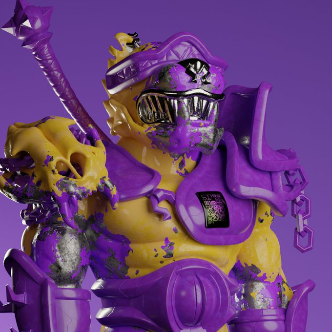 CreaturaCLTV's tweet photo. Congratulations @gadgetgogo7! 🎉

You are the winner of Cyber Tiger #193 by @Gnash741!

We hope you enjoy new Cyber Tiger! 

#CreaturaCLTV #CyberTigers https://t.co/X1ys8kLKXJ