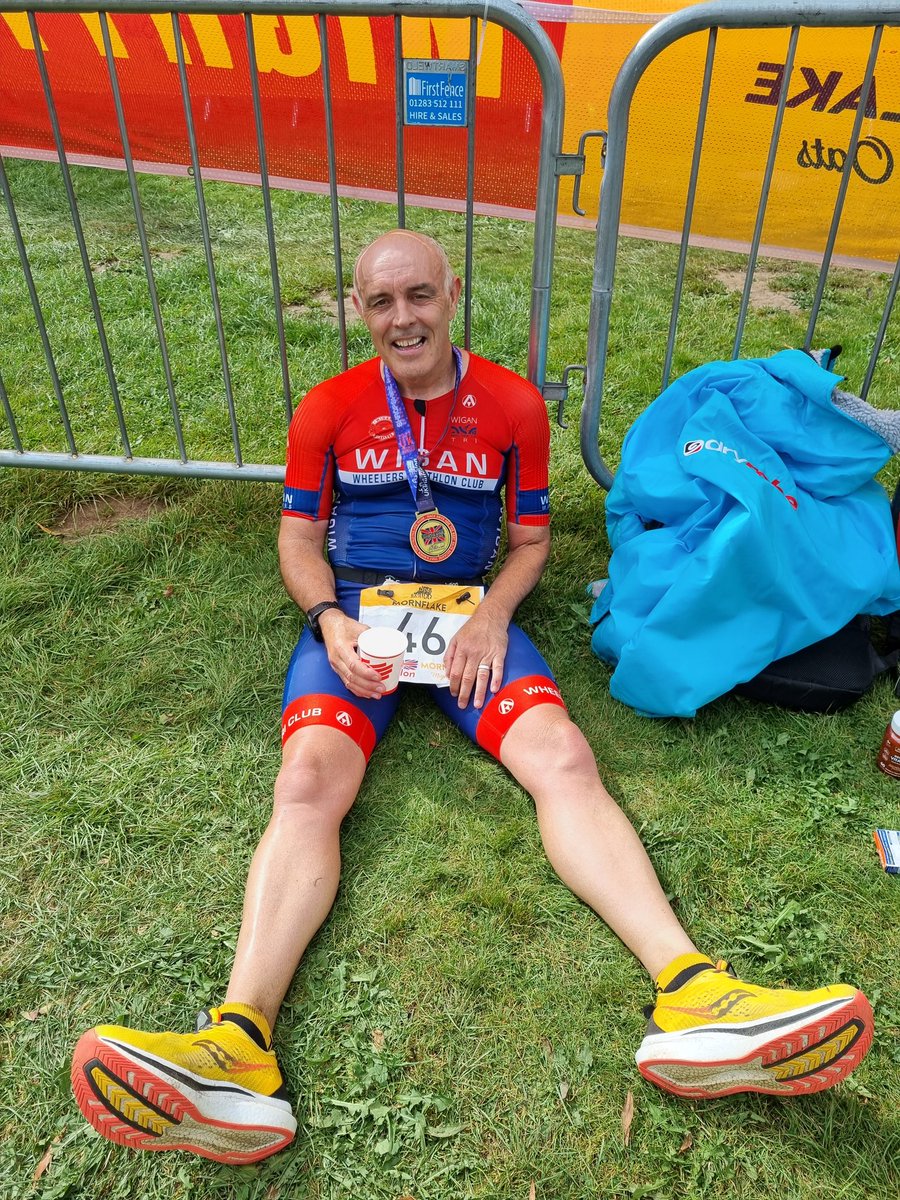 The face of a husband that's just PB at #uktriathlon Shropshire <a href="/TheRunningMan64/">Mark H</a> 👏👏👏👏