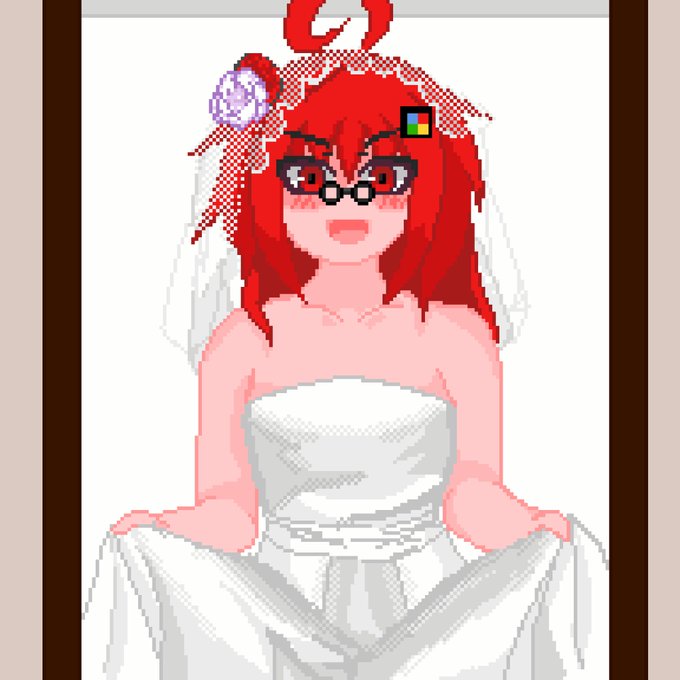 「頭に花 ウェディングドレス」のTwitter画像/イラスト(人気順)｜11ページ目