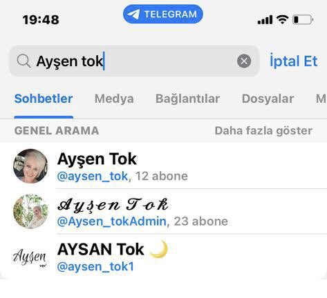 aysen_tok's tweet photo. Arkadaşlar 

Telegram da açılmış olan bu üç hesap bana ait değildir. Telegram hesabım yoktur. Ben sadece;

0 536 241 42 43
0 534 563 72 72 

Hatlar üzerinden Whatsapp kullanıcısıyım.

Bu numaralar ile uzaktan yakından ilgim, ilişiğim söz konusu dahi değildir.
Paylaşır mısınız? https://t.co/MHqeelilmR