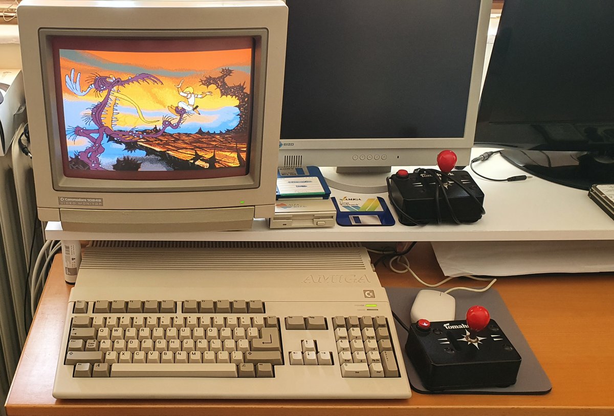 PanosRetroshowc's tweet photo. SPACE ACE! 😍
#RETROGAMING #retrogames #retrogame #retrogamers #retrogamer #RetroGameSearch #Videogame #videogames #videogaming #gamergirl #gamers #gamer #GamersUnite #oldschool #Gamerlife #amiga500 #actiongame #amiga #spaceace #readysoft https://t.co/aHiv1QDfMb