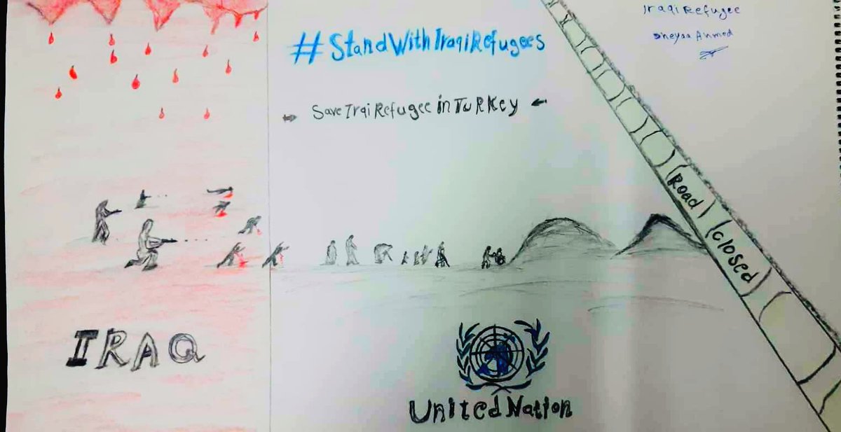 <a href="/UNHCR_de/">UNHCR Germany</a> We are Iraqi Refugees in Turkey . We waiting many years without getting resettlement . Enough waiting . Enough inequality with others Refugees . Please help us and Save our children . We want a homeland .
#StandWithIraqiRefugees