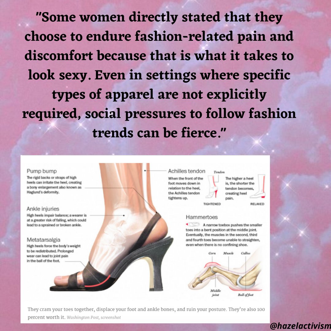 pixiedustpilled's tweet photo. why should we reclaim hyperfeminity when it's bad for us? when it makes us prioritize how we look over our comfort and safety. how could it be ever empowering? https://t.co/hkOEVaBTgg