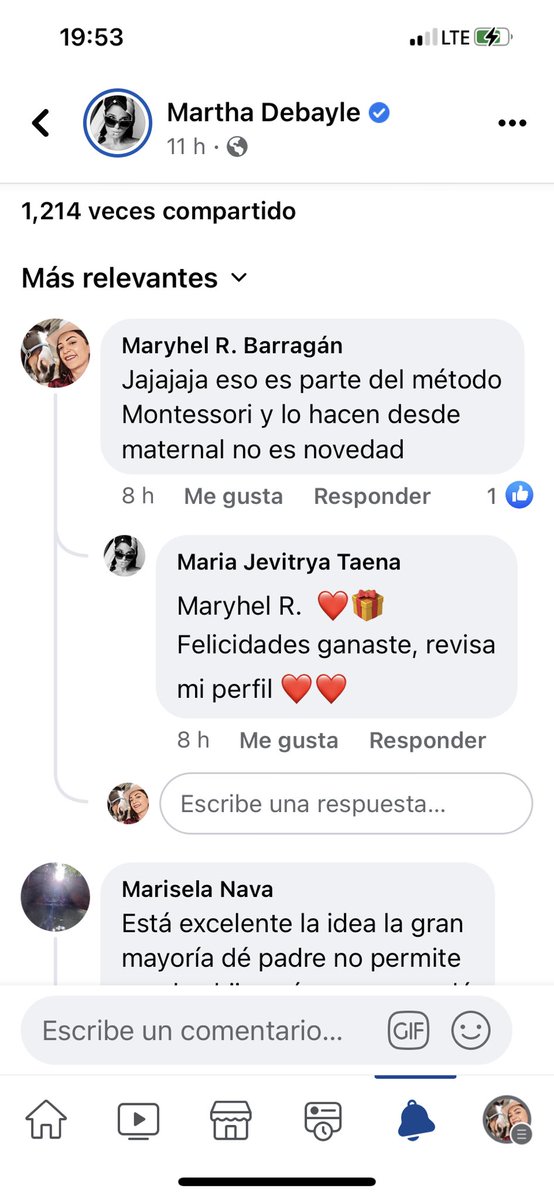 GeistEngeL's tweet photo. @marthadebayle  me llegó esto al escribir en face es tuyo o están haciendo mal uso https://t.co/S37kNg3Zxk
