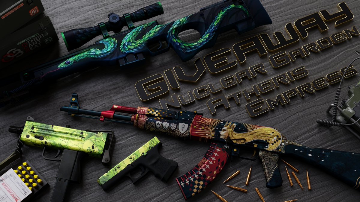 ⭕️[#Giveaway]⭕️

Vier glückliche Gewinner können sich auf die #CSGO Skins freuen! 🥳

Das musst du dafür tun:
✅Folge 
➡️@OthersCantBeat 
➡️twitch.tv/der_chris24
➡️twitch.tv/rueckcs
✅Retweet
✅Markiere 2 Freunde

Das Giveaway endet am 19.09.2022📅
Viel Glück an alle! 🍀