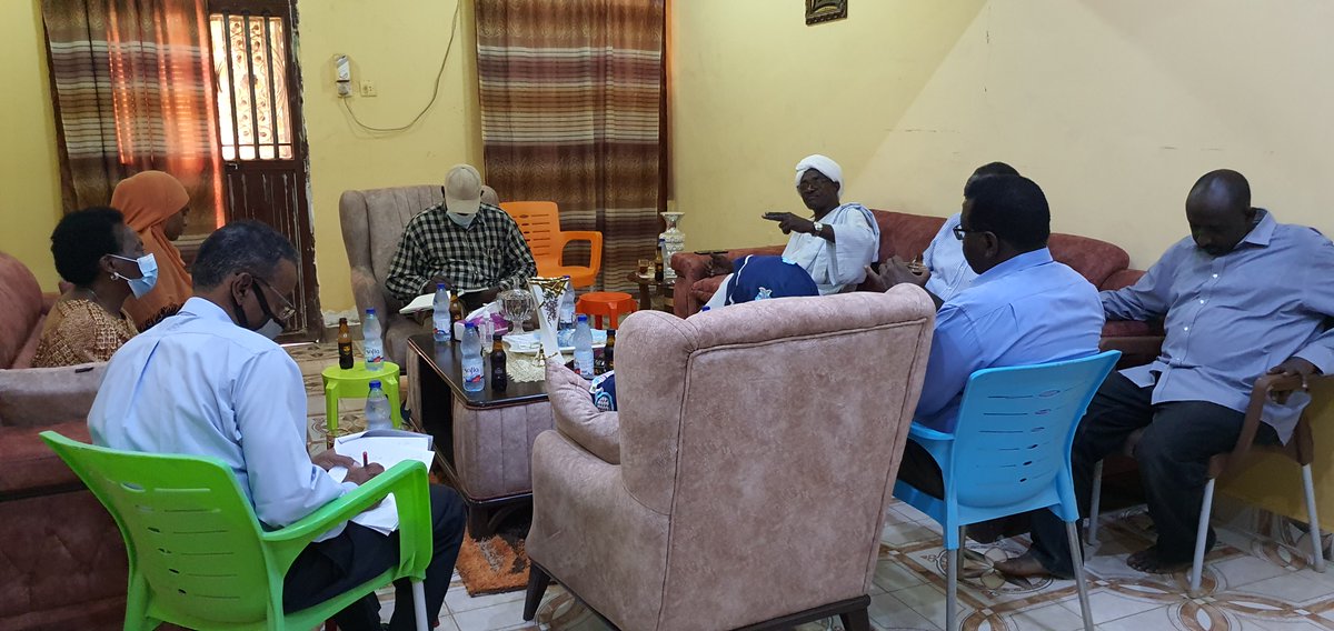 UNITAMS's tweet photo. A team from #UNITAM’s Regional Office in #Darfur, met with members of the National Umma Party in Elfasher, North #Darfur and listened to their viewpoints on the current political situation and on ways to restore the path of a democratic, civilian-led transition in #Sudan https://t.co/S1bhBVkWYr