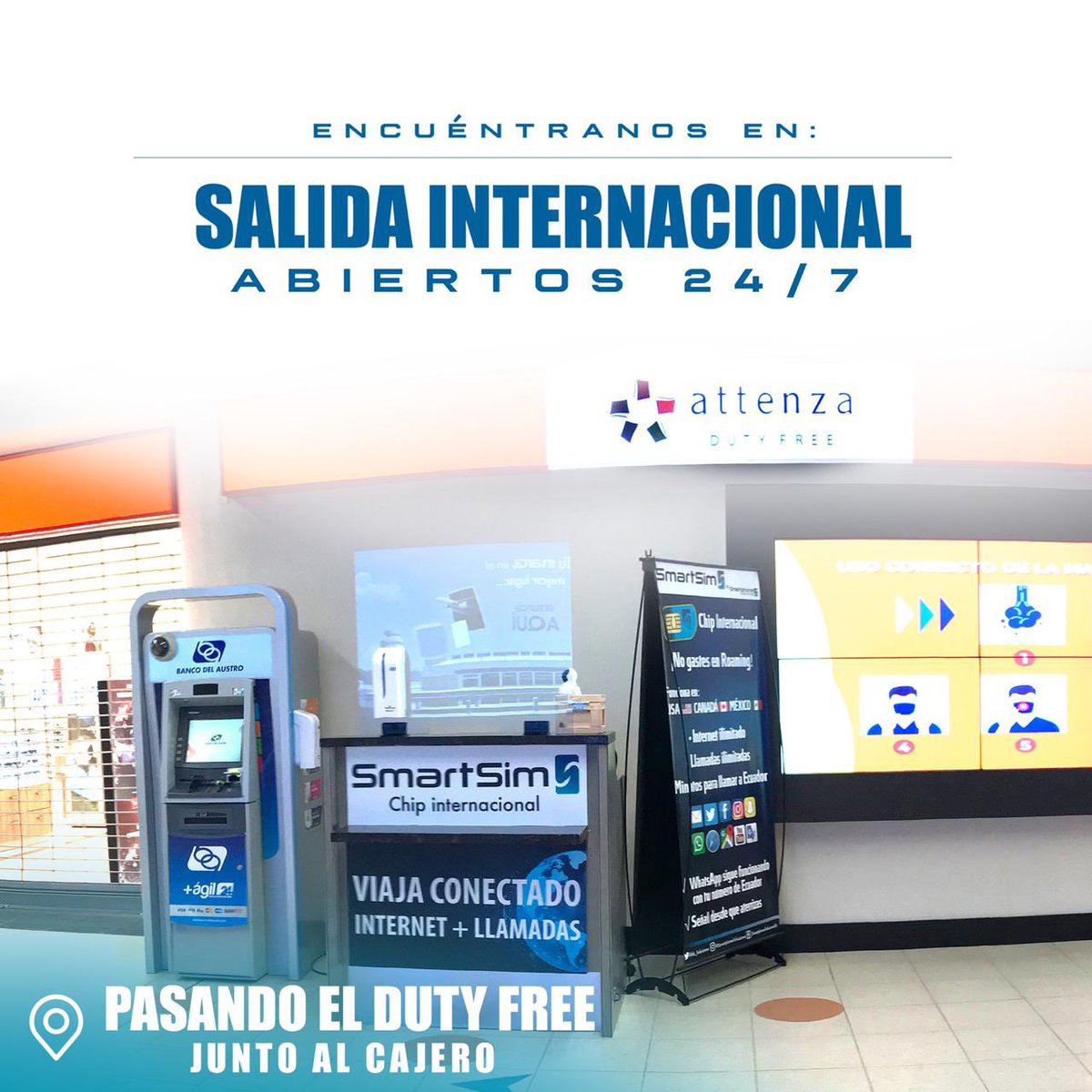 BB_Soluciones's tweet photo. Gracias @PatricioJDiaz  por utilizar #SmartSim el mejor sistema de comunicacion en el exterior de Smartphone Soluciones 

Cobertura de internet móvil para más de 150 países 

#ViajaConectado con #SmartSim https://t.co/Sk9xOseD7x