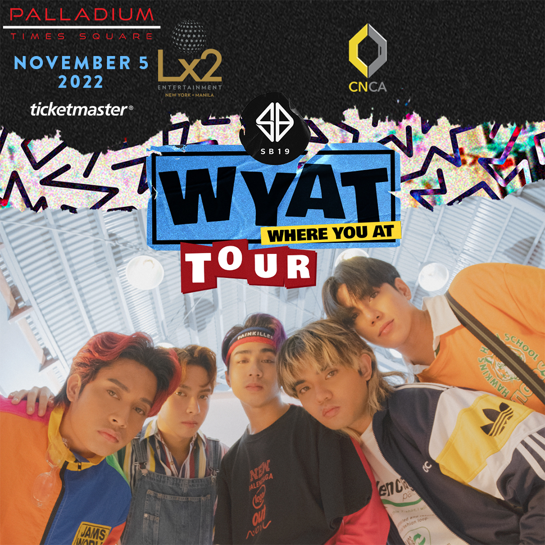 PalladiumTS's tweet photo. JUST ANNOUNCED!

SB19 is coming to Palladium Times Square on November 5th!

Tickets on sale now!

Get your tickets at https://t.co/AkeUysh1yE https://t.co/q5KWwGwVSx