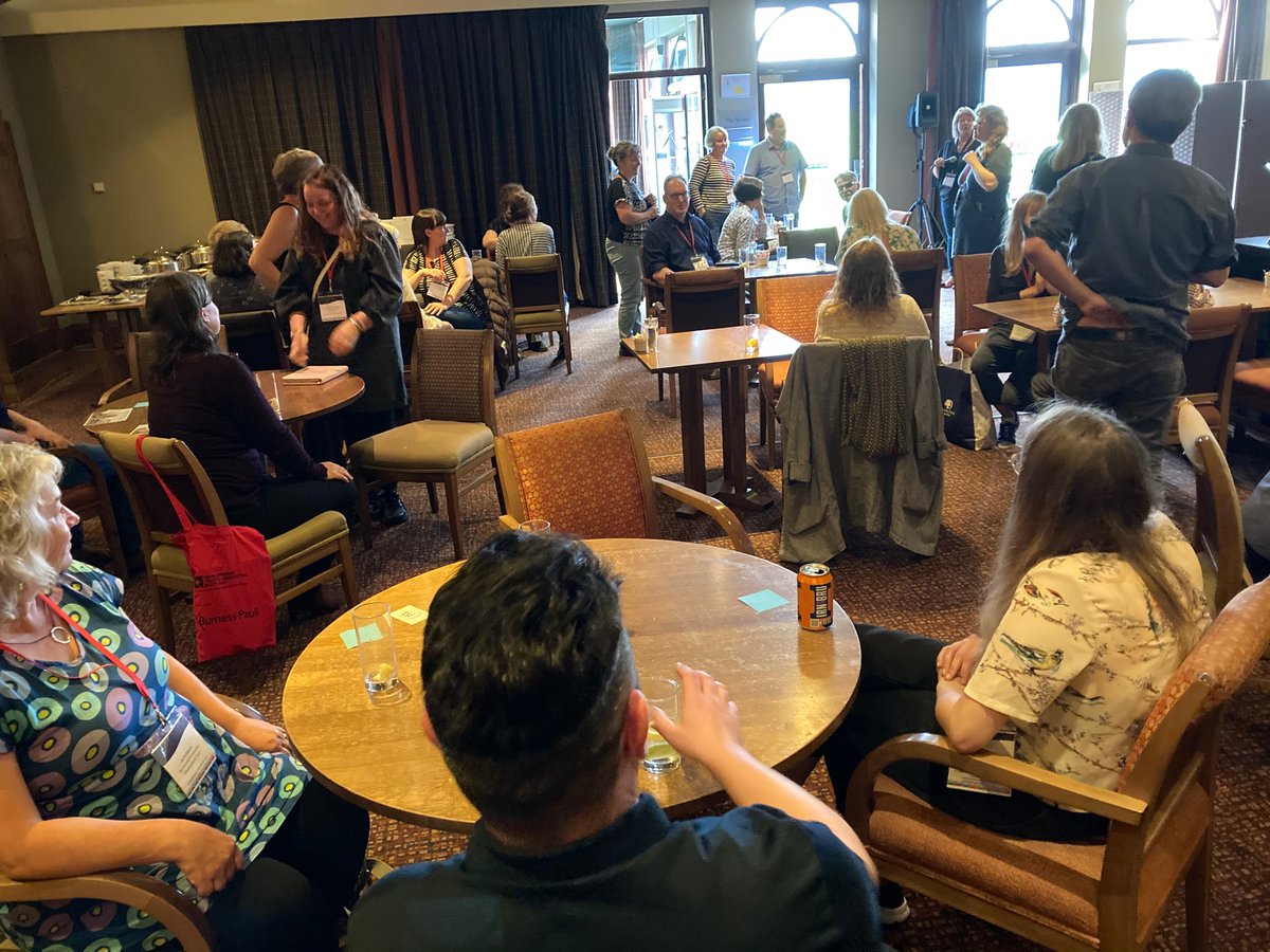 DTAScot's tweet photo. What a great #DTAS22 speed networking session at our conference just now 👏👥 We’re feeling energised and well connected with everyone.  We’re all passionate about #communities 🎉 https://t.co/nrXAcAm9db