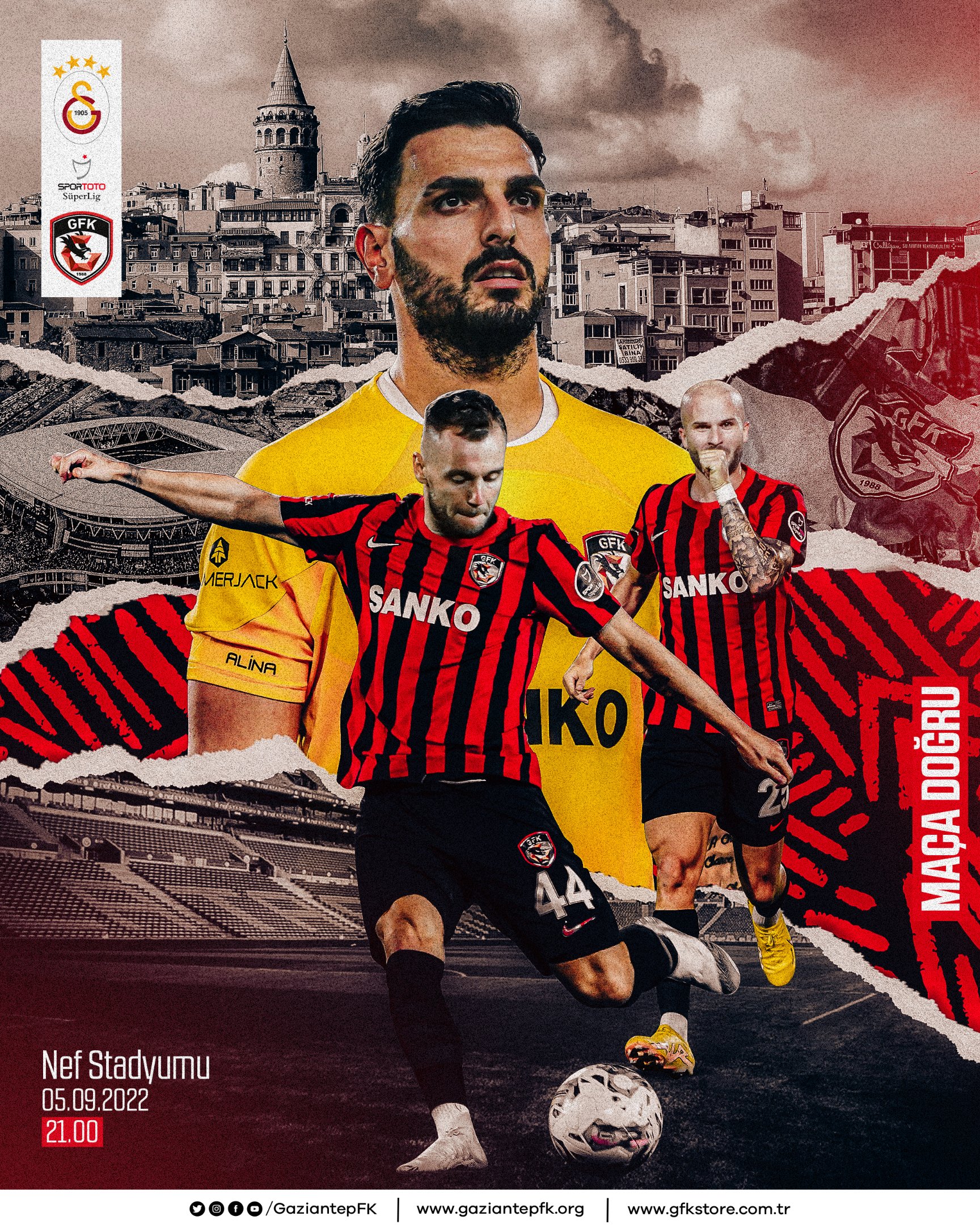 gaziantep galatasaray maçı paylaşımı