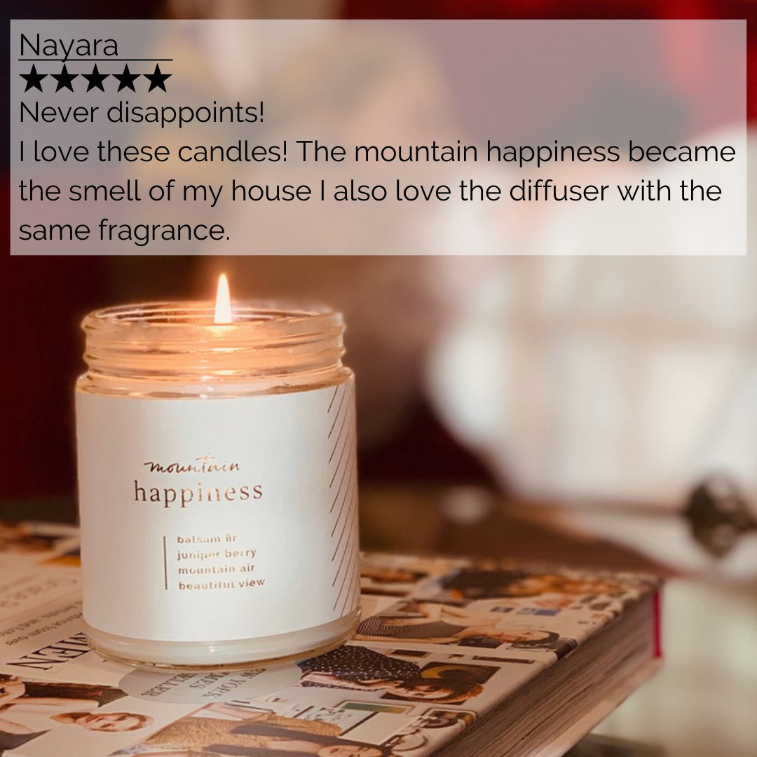 We're thrilled to hear the love for the Happiness #candles. Don't be shy to leave us a review! 

#ArtisanMade #ScentedCandles #CandleMaking⁠