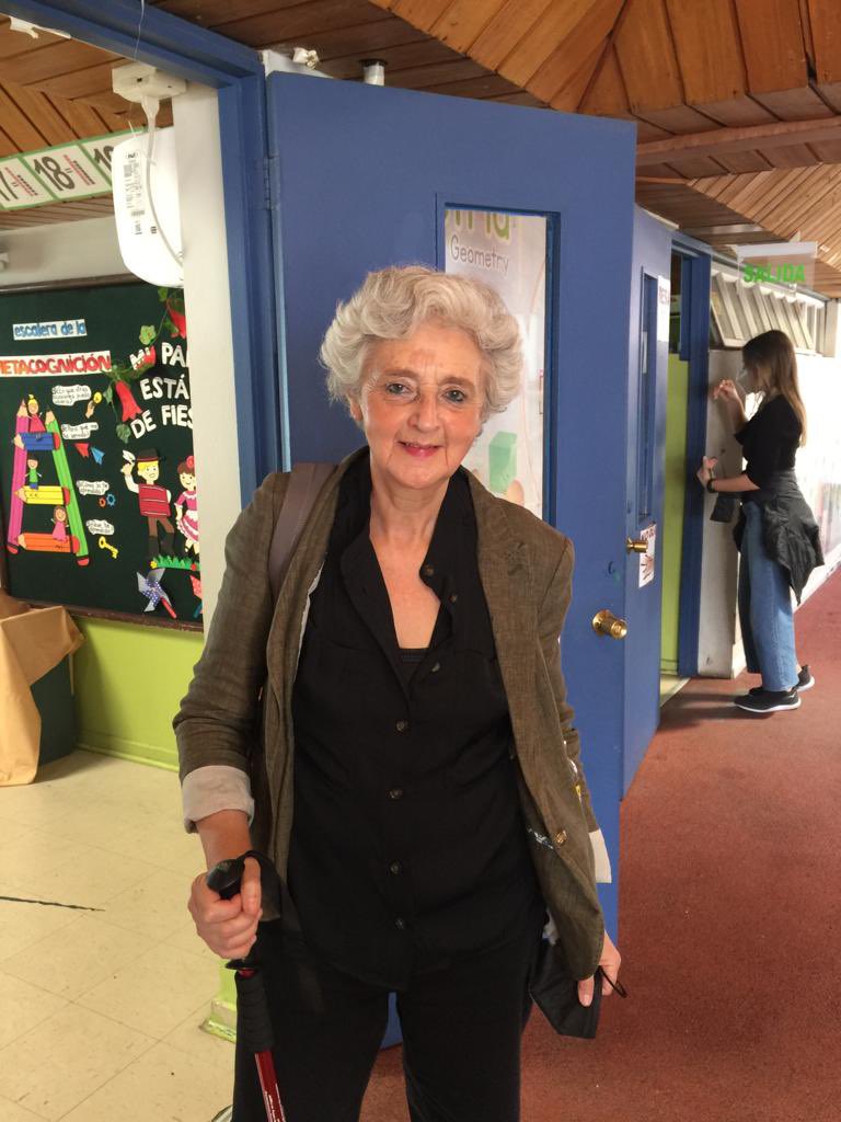 La Queen <a href="/Ana_MariadelRio/">Ana María del Lumpen</a> también votó #Apruebo 💚