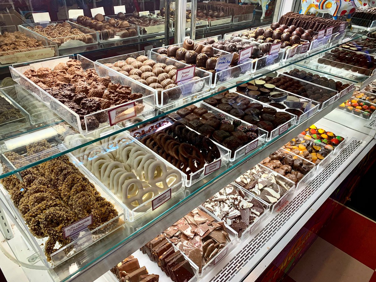 Local handmade chocolates available at the shop all day, every day! 🍫 

🚗Also available for delivery on #Grubhub &amp; #Doordash 

#emacksalbany #emackandbolios #chocolate #delivery #dessert #albanyny #upstateny #capitalregionny #shoplocal #icecreamshop