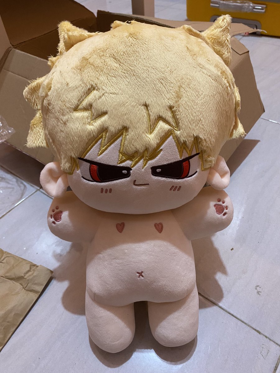 dymanight's tweet photo. IT’S HEREEEE AAAAA finally!!! 🥺 this doll is so cute, the cat ears and tails are magnetic so we can put it away if we want, the doll is SOOOO BIG and fluffy, the clothes is soft and it fits perfectly. Kitty kacchan is perfect thank you 🥺❤️ @jeyu_tunn

All the way from 🇹🇭 to 🇮🇩 https://t.co/tAwVFEC3gx
