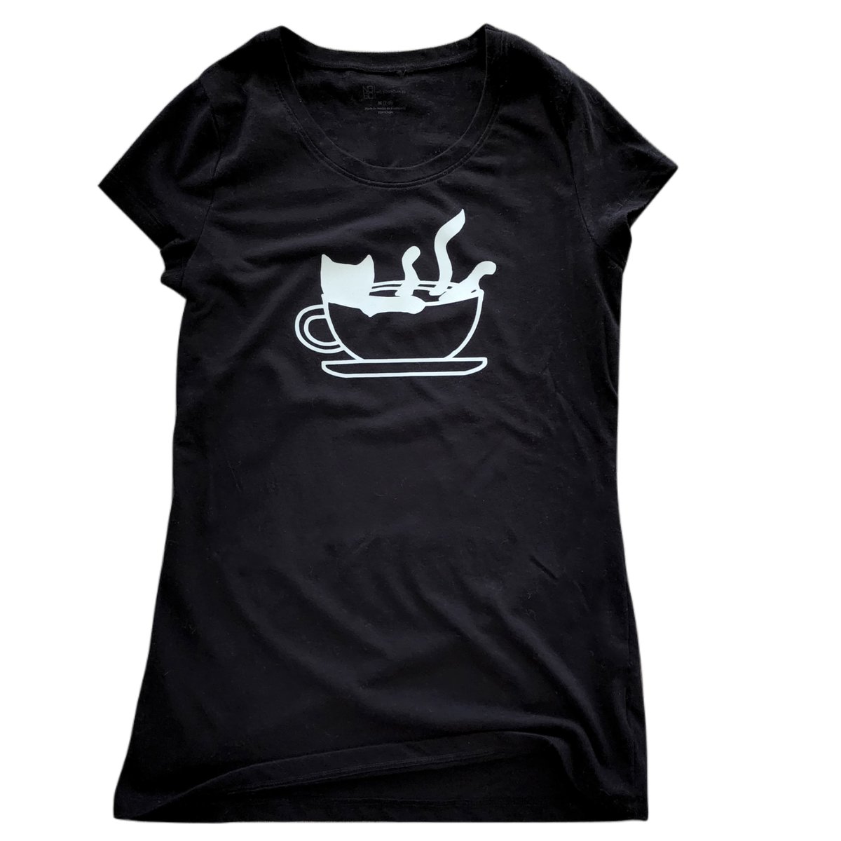 msangelateacher's tweet photo. Daily Dose of Catfeine, Black and White, T-Shirt, Juniors, Size M #cat #coffee  https://t.co/rbEiwyM3we via @Etsy https://t.co/3w4paebx2I