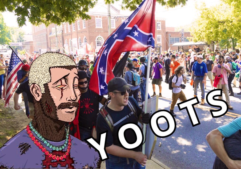 iFindRugPulls's tweet photo. Yet another white supremacists #NFT organization #Solana collection. #yOOtsnft #yoots @yootsNFTs @frankdegods https://t.co/zNp8cnbd7y
