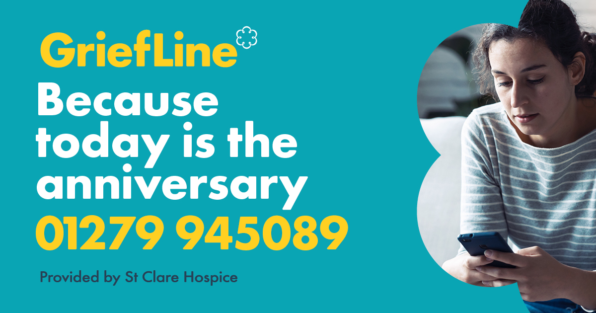 Has grief knocked you for six today? Want to talk about it? Call one of our trained GriefLine volunteers on 01279 945089, available Monday - Friday from 9am – 5pm.
Or read one of our blog posts on: griefline.co.uk