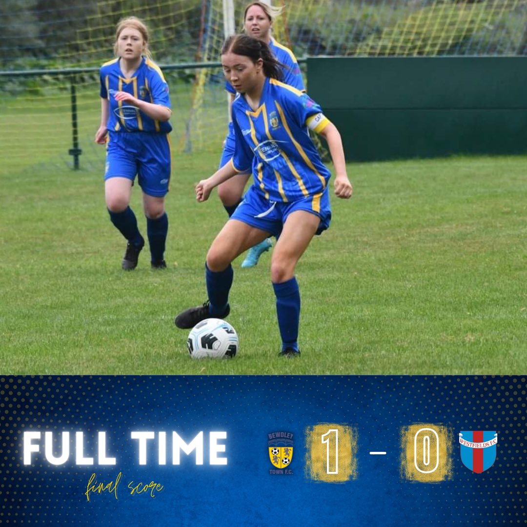 <a href="/BewdleyTownLFC/">BewdleyTownLadiesFC</a> 1️⃣-0️⃣ <a href="/WestfieldsWomen/">Westfields FC Women</a> 

A good first game for our journey as Bewdley Town today. Competitive game which was very physical at times but we kept our cool and let the football do the talking.

Massive thank you to all the supporters and volunteers! 

⚽️ Rea Marsh