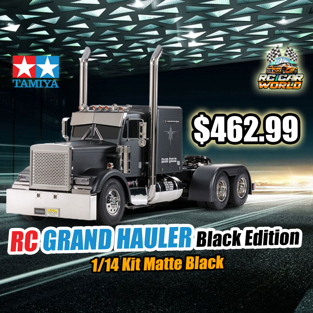 RCCarWorld's tweet photo. 1/14 RC Grand Hauler Black Edition Kit Matte Black
Available now at the store $462.99
Buy here: https://t.co/UjDGZcTOJI
#RcTamiya #RcGrandHauler #RcBlackEdition #RcTrucks #RcKits #RcCarWorld https://t.co/rJZzBjgxpR