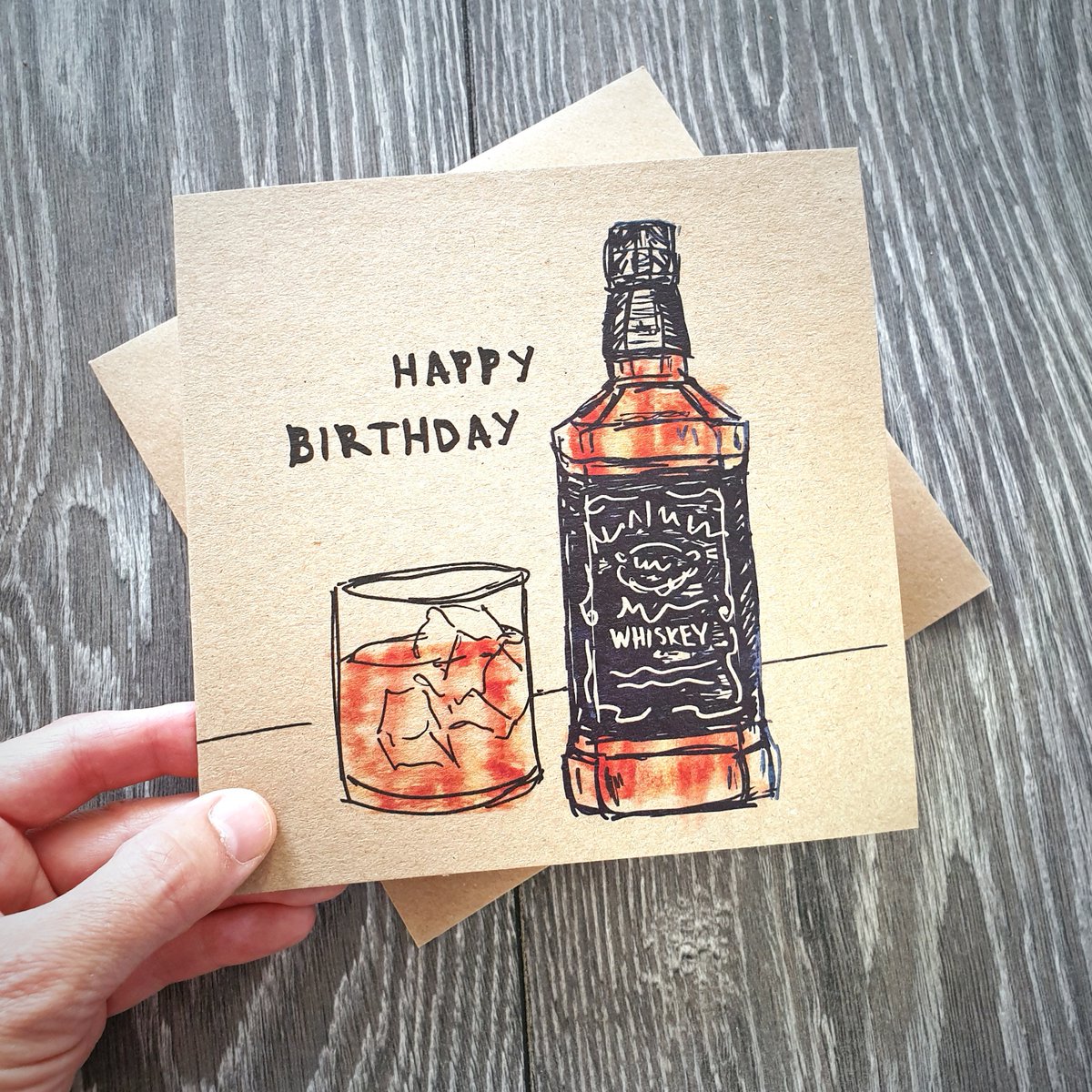BitterLimeDes's tweet photo. New card I've been meaning to add to Etsy for a wee while! Jack Daniels  Tennessee Whiskey Birthday Card
https://t.co/P74JkIOccQ https://t.co/aTyJ6tcEkS