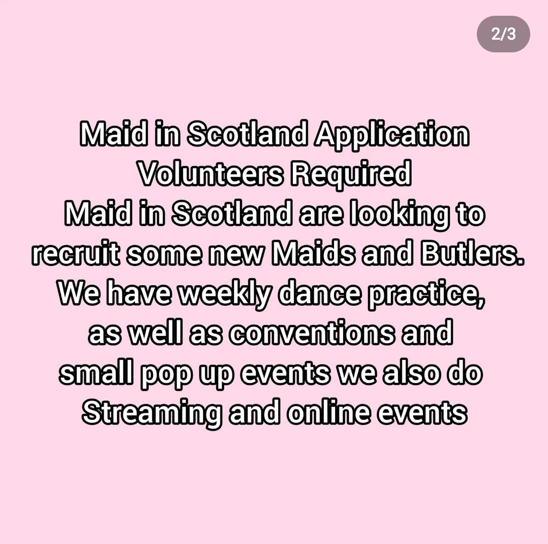 MaidScotland's tweet photo. For more info head to our insta and Facebook. We can't wait to work with you. 💕✨🎉

#maidcafe #maidcafeuk #maidandbutlercafe #butlercafe #butlercafeuk https://t.co/6LyMDLHJLw