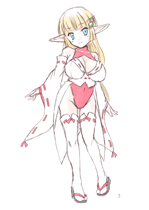 久しぶりにオリキャラを描いた 