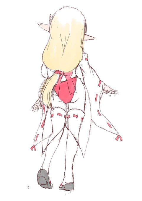 久しぶりにオリキャラを描いた 