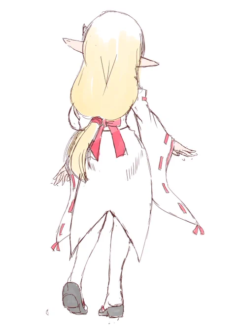 久しぶりにオリキャラを描いた 