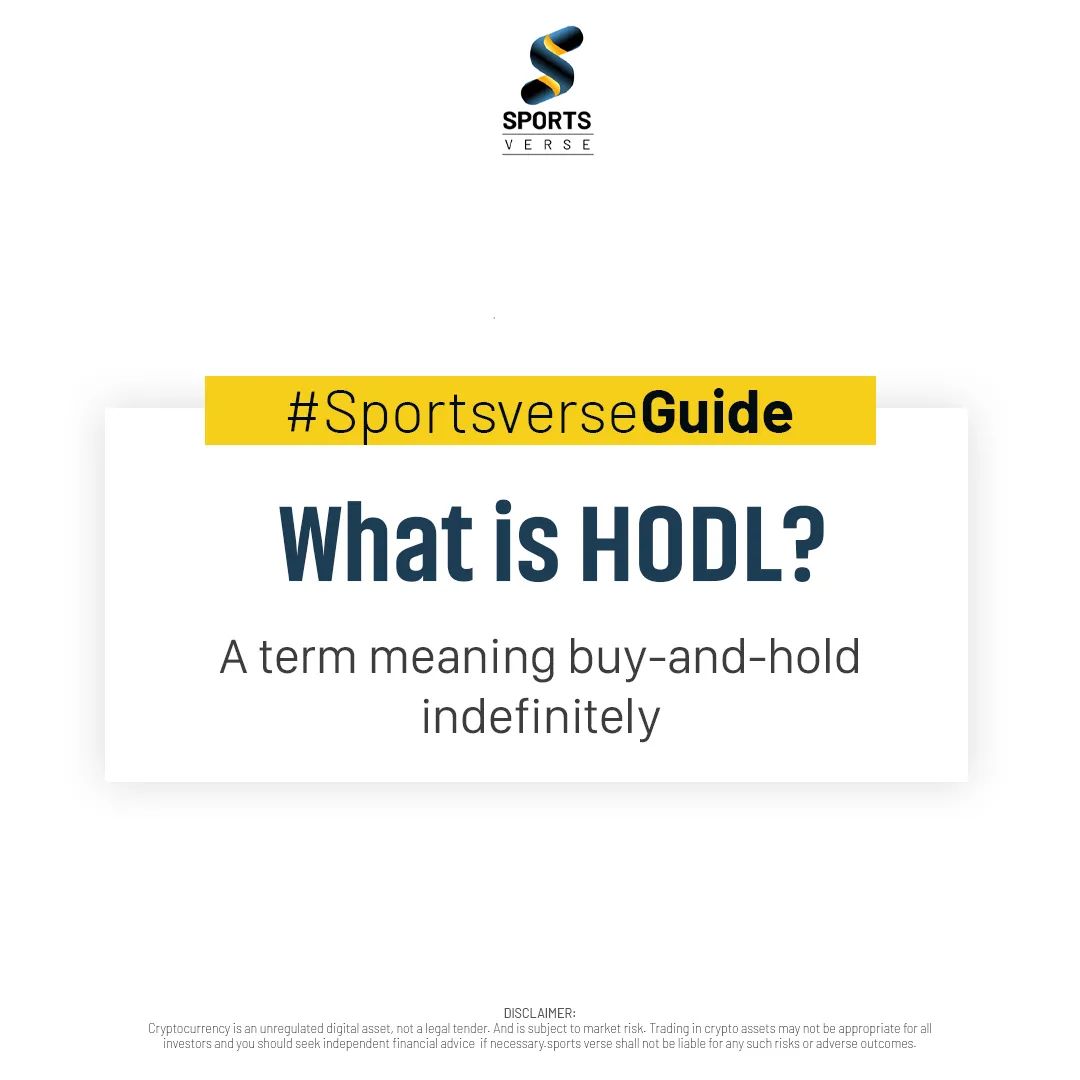 sportsverse_'s tweet photo. It implies not selling when markets go down or become volatile. Hereβs #SportsverseGuide to help beginners learn slang.
Visit https://t.co/eas1GmT0yL to know more!
#sportsverse #cryptotokens #token #watch #trade #earn #Crypto #cryptocurrencytrading #staytuned #blockchaingaming https://t.co/W0bMaFTUHF