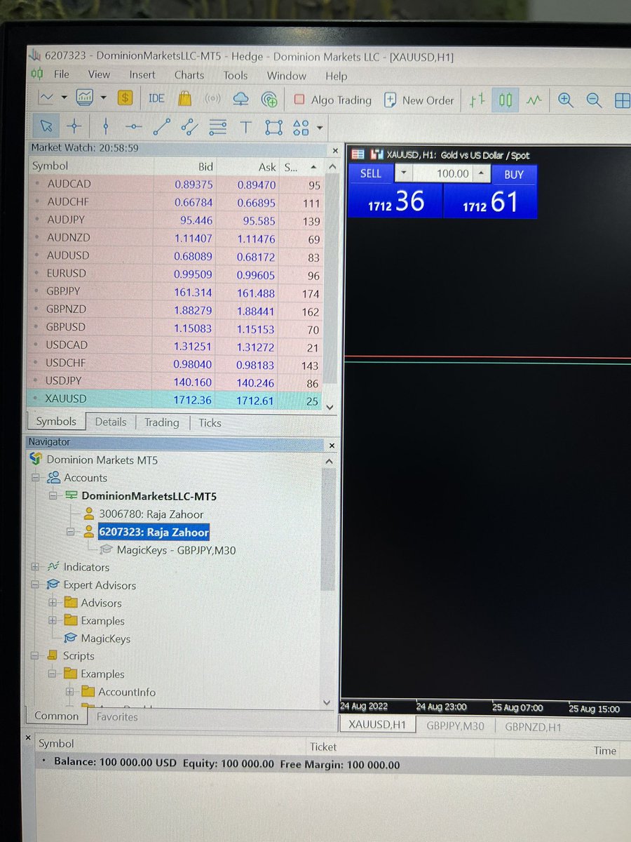 RajaBanks's tweet photo. Here is an account I want @I_Am_The_ICT and @AntonKreil to tag team on against RajaBanks.  2 vs 1

MT5 - Dominionmarkets
Login 620323
Investor: uuk80TZL

Trading password I’ll message them once they step up. 100k on the line.. 2 vs RajaBanks ! 

#forextips #priceaction #xauusd https://t.co/E6tsRJKioQ