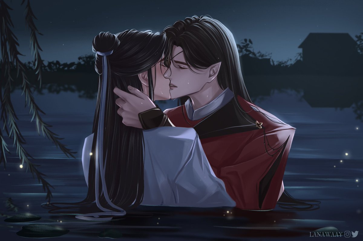 Hualian's kiss as I promised 🥰
#TGCF #hualian