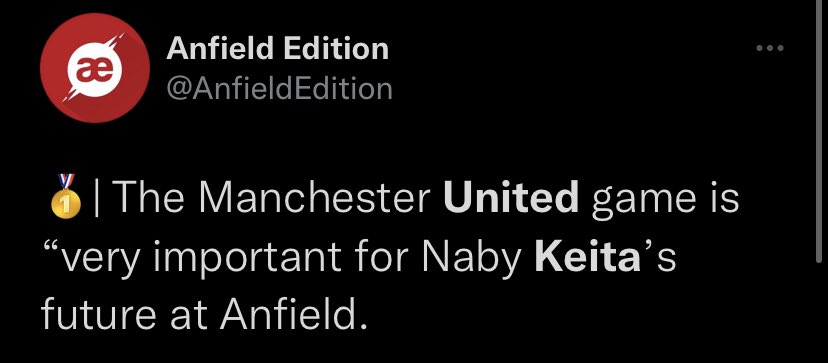 Anfield Edition | æ tweet media