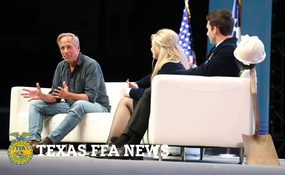 TEXAS FFA NEWS |  The Texas FFA Association welcomed special guest Mike Rowe to the stage during the final session of the annual state convention this past July. 

bit.ly/3ekQJT8