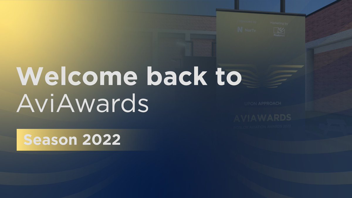 AviAwardsRbx's tweet photo. π - AviAwards 2022 - Season 2022
The AviAwards 2022 season has started!
In the upcoming months we will reveal presenters, dates and much more.
#UponApproach,
approach with us!
What do you expect this year? #AviAwards22 #UponApproach https://t.co/GyL6DUyFtM