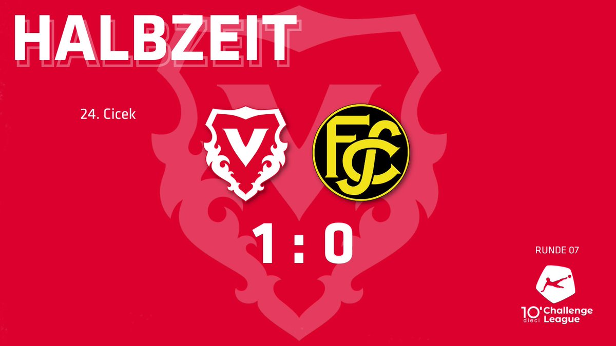 VaduzFC's tweet photo. Halbzeit im Rheinpark Stadion | 1:0
#hoppvadoz #supportFCV #fcvaduz #VADFCS https://t.co/FyLqcFCiNL
