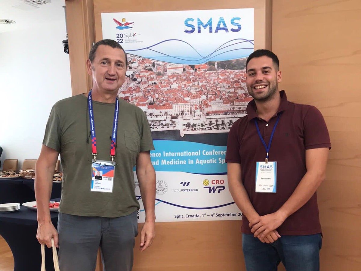 A_Perazzetti's tweet photo. International Conference on Science and Medicine in Aquatic Sport (SMAS) 🏊‍♂️🤽🏻‍♂️
1st-4th September 2022, Split, Croatia 🇭🇷 
#waterpolo https://t.co/1xUY5gqbWt