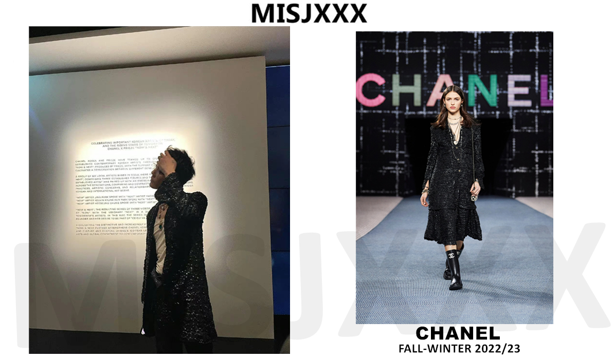 misjxxx's tweet photo. #GDStyle👉#CHANEL FALL-WINTER 2022/23. #GDRAGON #GD https://t.co/uTJ1N8fyk7