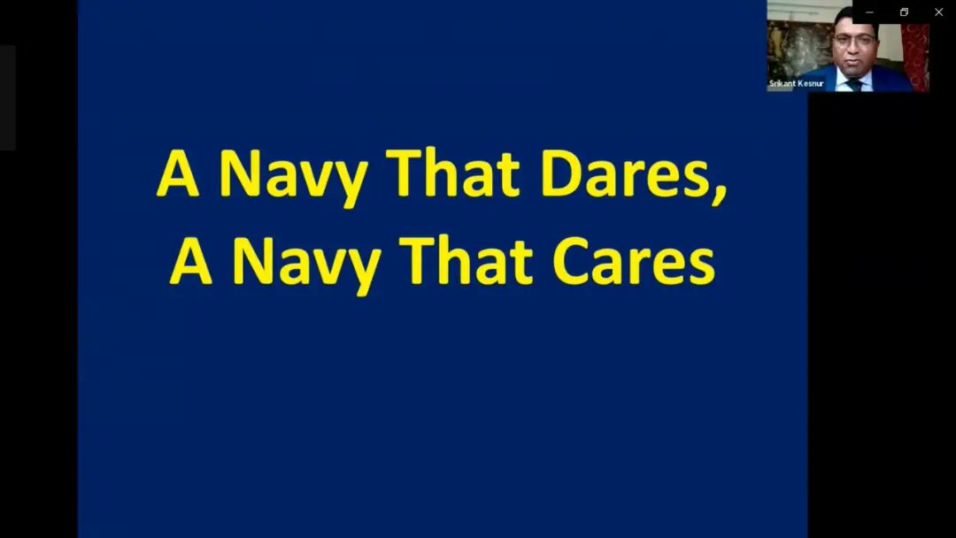 KhakiLab's tweet photo. Yesterday during our online talk #TransitionToTransformation - The Indian Navy @ 75, Cmde  @srikantkesnur (Retd.) not only narrated the evolution of the Indian Navy over 75 years but he also reminded us of some brave stories that are usually not known to the public at large! https://t.co/ZScgSm3C52