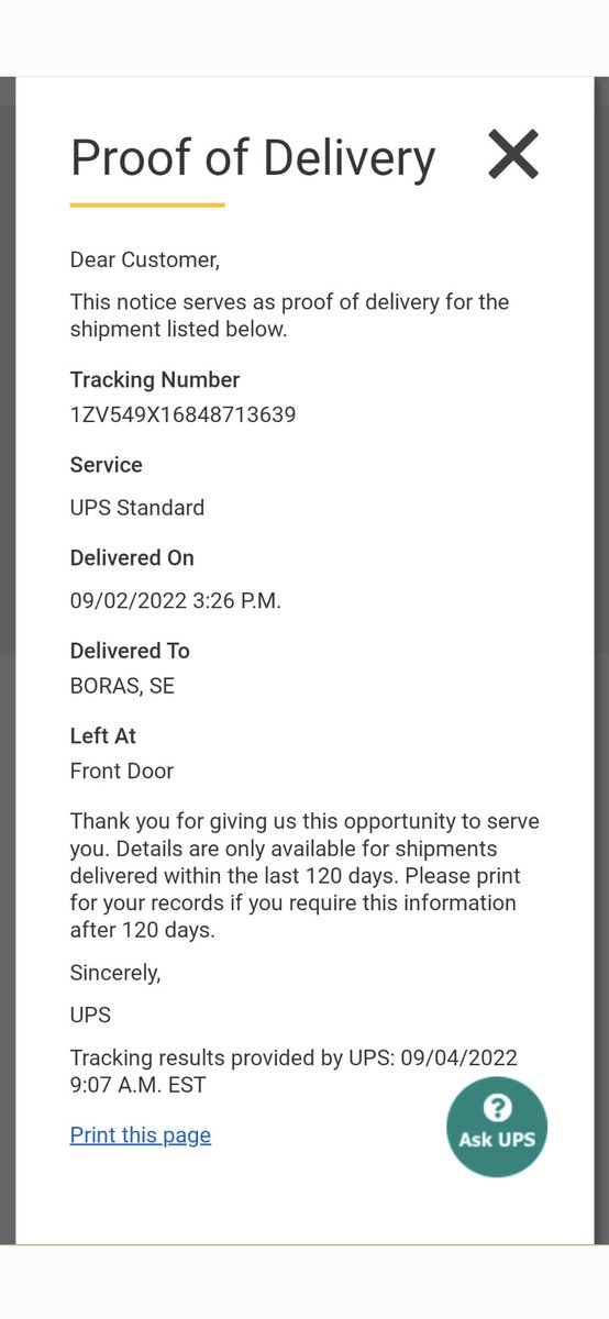 Erm <a href="/Lindexofficial/">Lindex</a> I was in all day Friday and it definitely wasn't delivered to the front door.