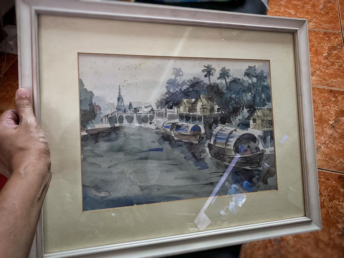 rakratstudio's tweet photo. กลับมาเขียนสีน้ำดูบ้างละกัน ช่วงนี้งบน้อย ..ไม่มีตังค์ซื้อเฟรม 😅😅😅 My new art . Hope someone love it .
#NFTdrop #NFTdrops #NFTCommunity  #NFTartists  #nftcollector #NFTCollection #NFTartwork #nftart https://t.co/C4JyKhMNRz