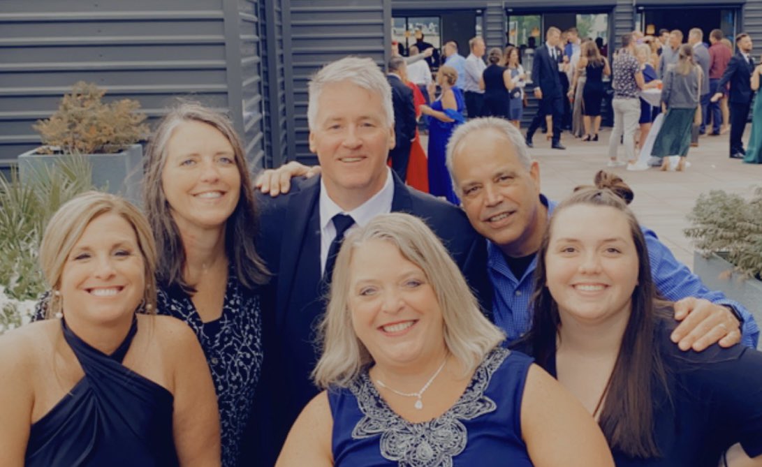 naudegrave's tweet photo. AmFam/AFICS/CONNECT proud with Simonson’s, Metzger, Bostedt’s celebrating a special day. #MentorshiptoFriendship #Momentsthatmatter #Futurehybriders #CONNECT #AFICS #OneAmFam https://t.co/9dvXrz82Qt