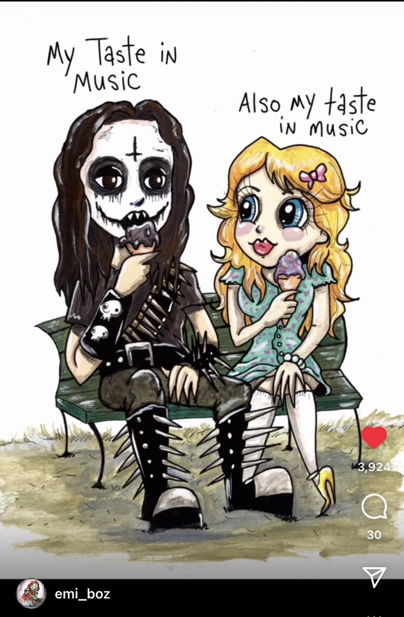 thisprairiegirl's tweet photo. This is literally my kid in art form. #metal #kpop #corpsemakeup #bowsandfrills https://t.co/nUouk9AyW0
