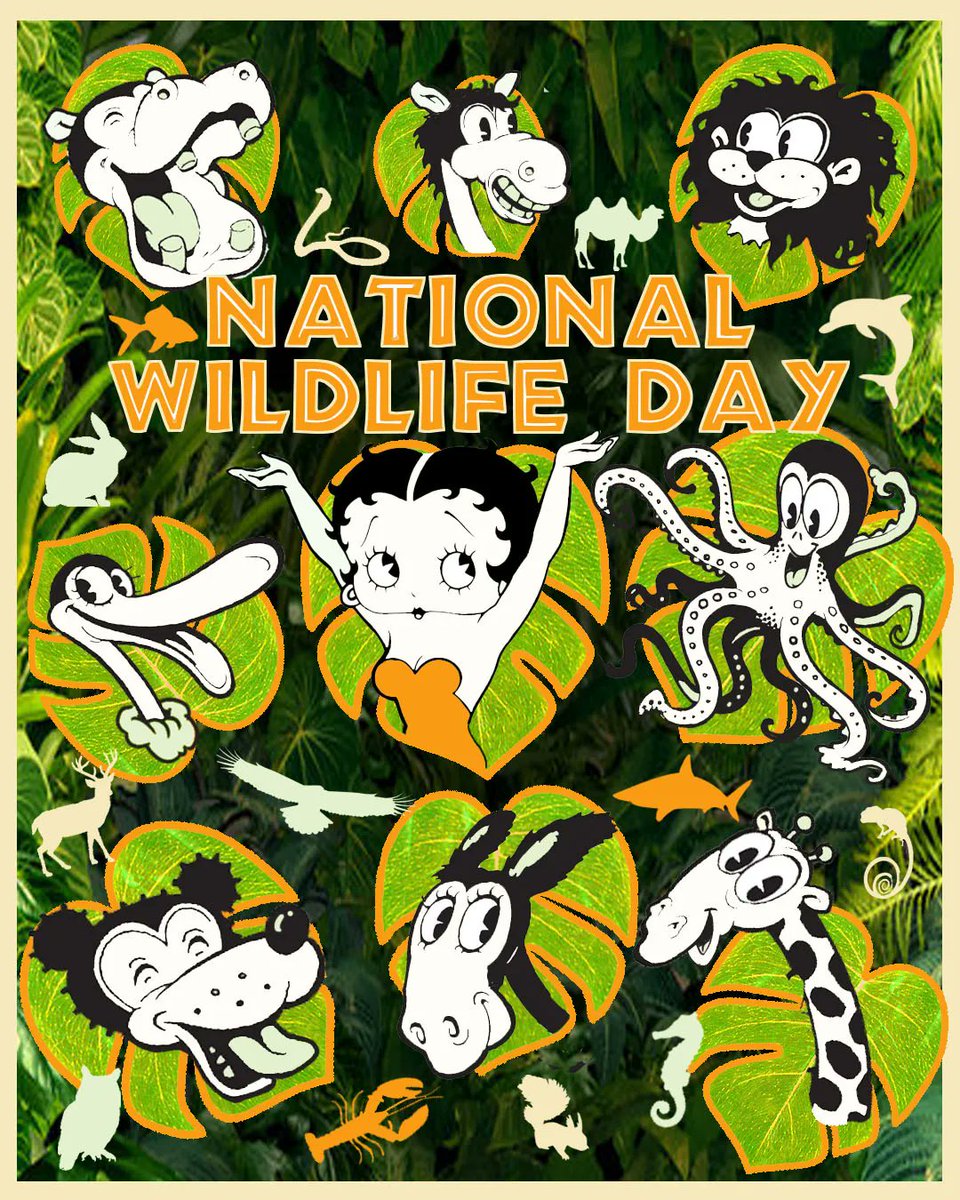 It's #NationalWildlifeDay! It's a day to raise awareness about wildlife conservation and helping our animal friends around the world. 🦊 🦁 🐿️ ❤️