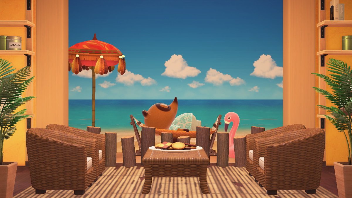Voici ma participation pour le #millekachallenge 🌴
#ACNH