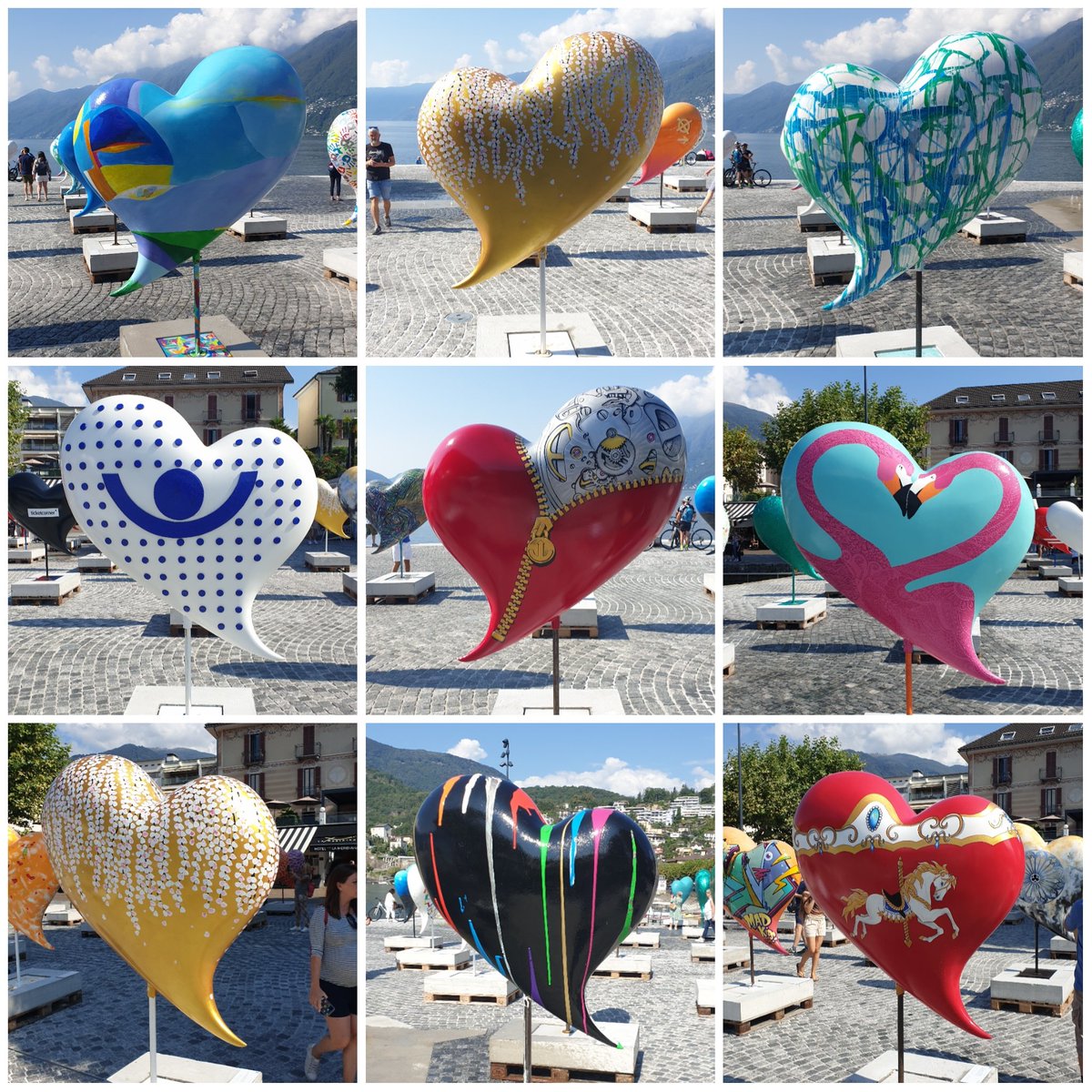 Leuke harten in #Ascona #heartbeatsswisstour #Switzerland