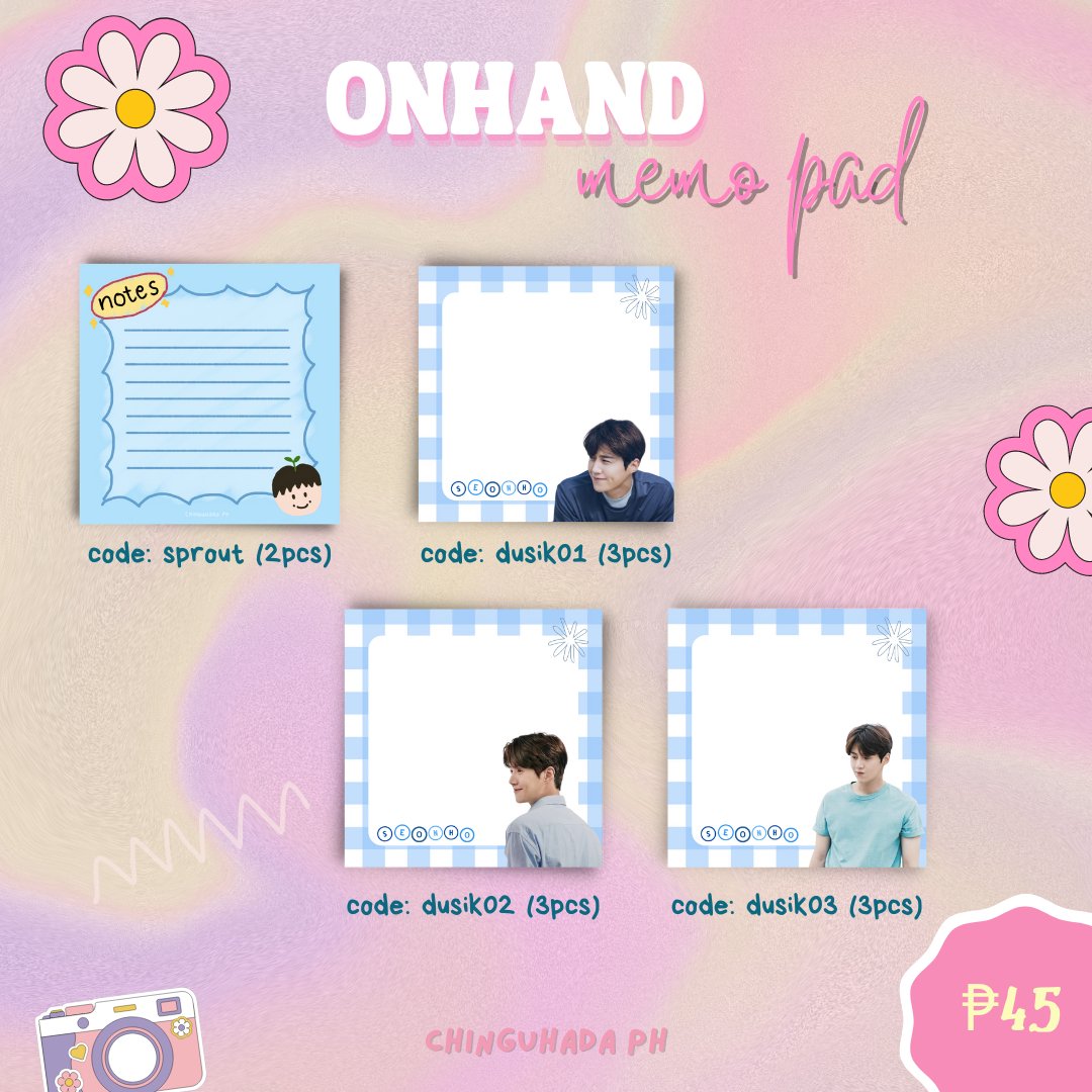 chinguhada_ph's tweet photo. wts lfb || onhand 

⁺ 𓂋 ksh memo pad 𓈒  ♡
3 x 3 in | 50 sheets

⁺ 𓂋 ksh notepad 𓈒  ♡
 4 x 3 in | 50 sheets

tags ksh notepads memopads kim seon ho fanmade merch https://t.co/IXQnwGaDPh