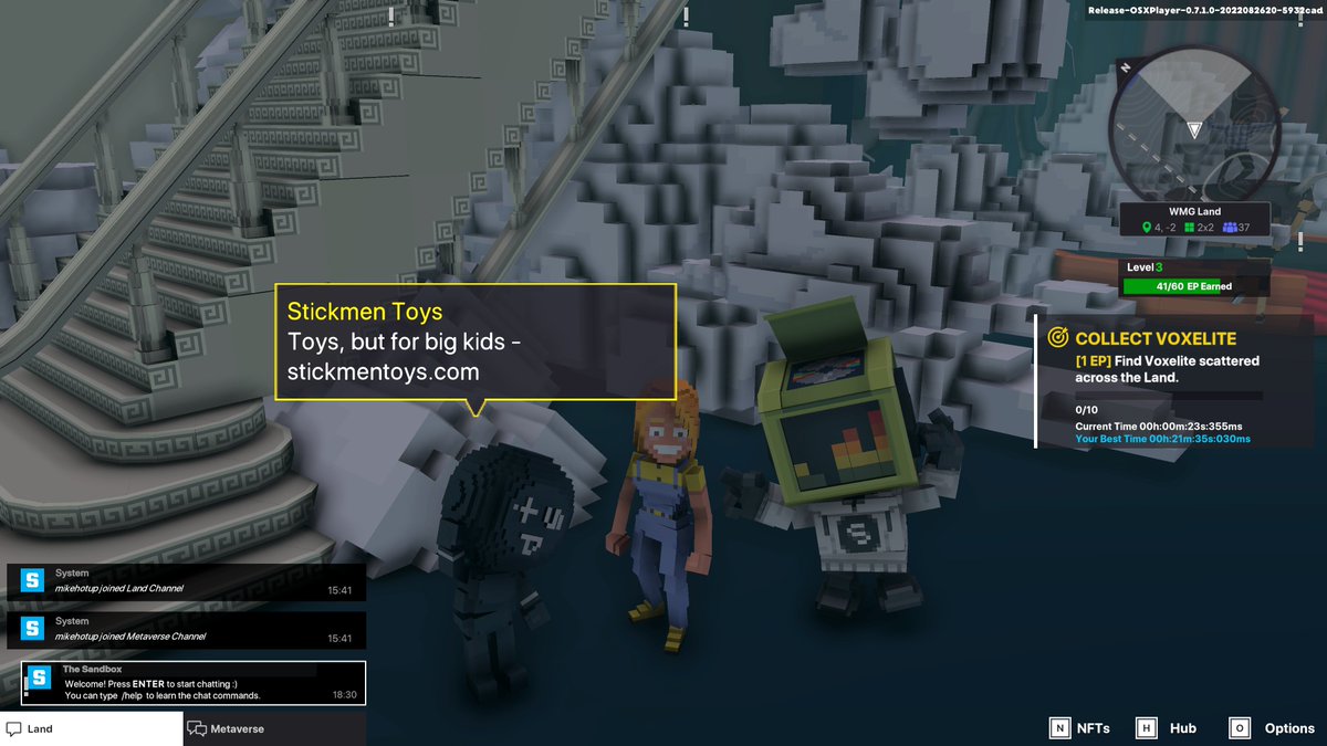 rocketflows1's tweet photo. @TheSandboxGame @warnermusic I just participated in the #SandboxAlphaS3Giveaway for a chance to win 500 SAND! Found Spinnin Record’s Rog3r, check out my screenshot below!
👇 https://t.co/h5zaEopaSr