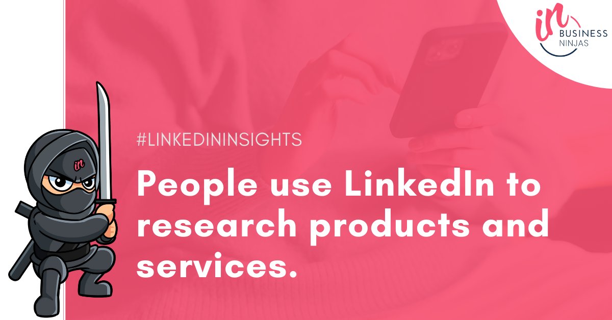52% of buyers said that LinkedIn had a big impact on their research process. This is followed by blogs at 42%. ⭐️

 ℹ️ B2B Buyers Survey Report

#InBusinessNinjas #LinkedInFacts #LinkedInMarketing #LinkedInInsights #LinkedInInterestingFacts